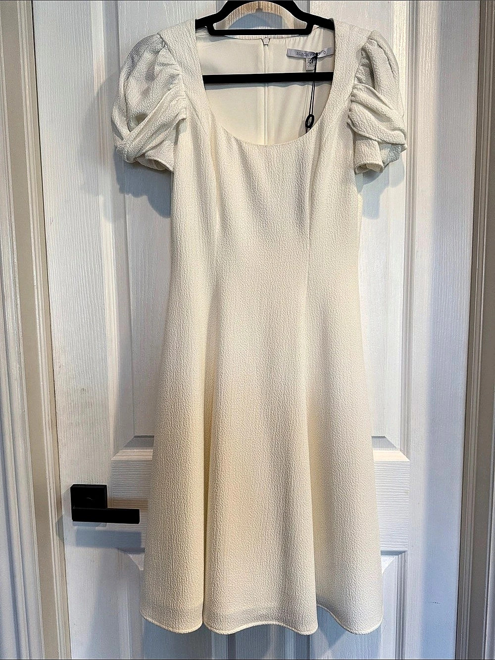 Black Halo Hadley Mini Dress in White